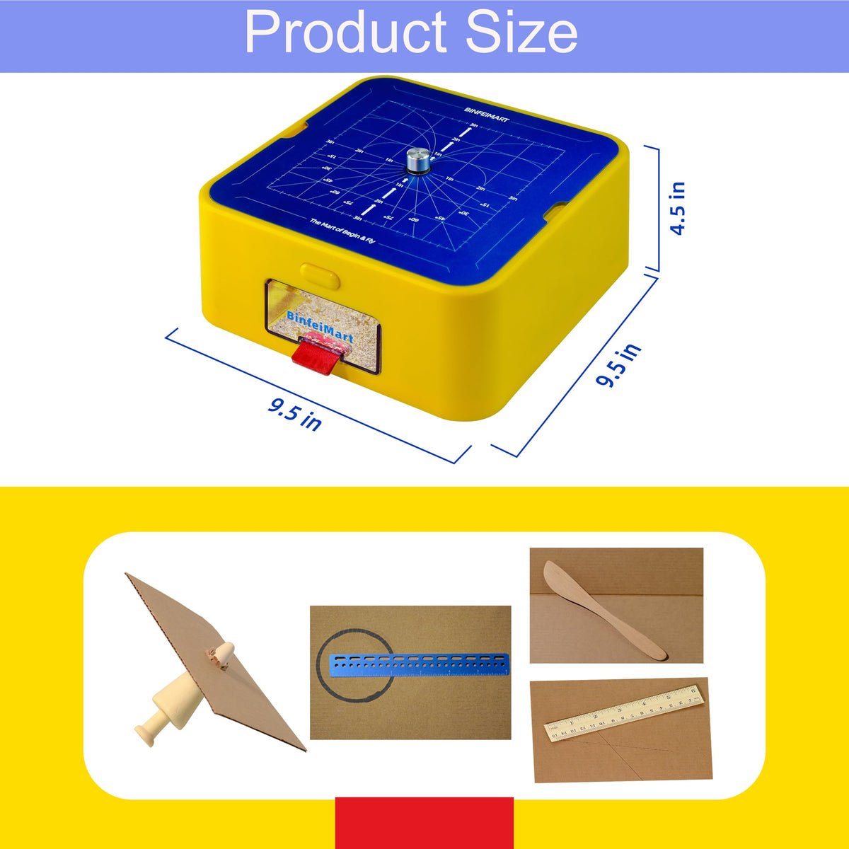 BinfeiMart Kid Safe Cardboard Cutter delivers smooth cuts for cardboard and foam board in classrooms
