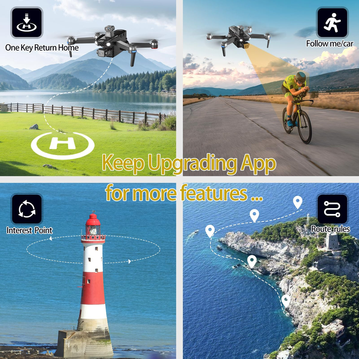 Bingchat weather-ready design with rainproof and wind resistance for versatile flights.