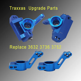 BingHFobbyHuo steering blocks for Traxxas Rustler enable responsive handling on rough terrain.