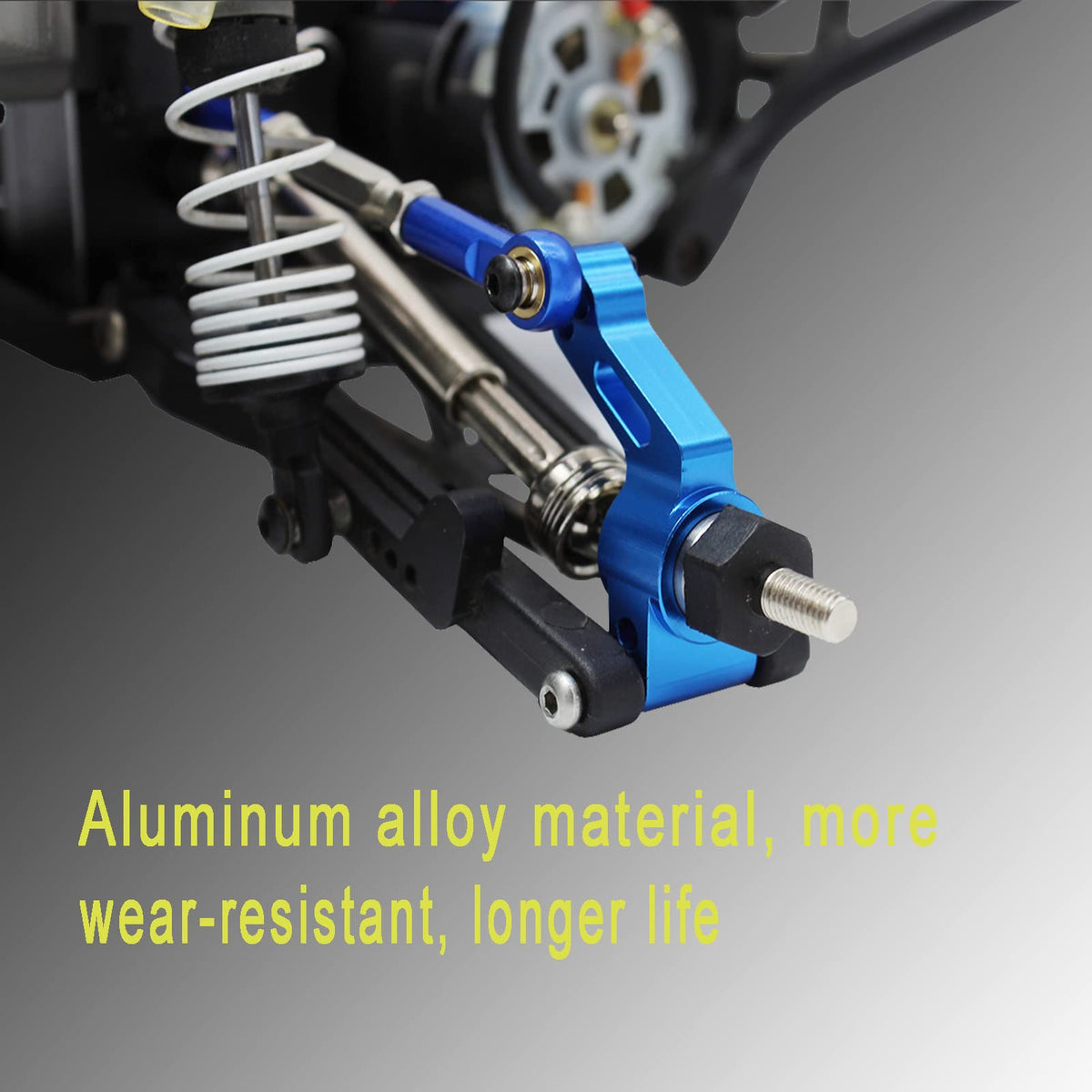 BingHFobbyHuo steering blocks for Traxxas Slash with adjustable angles for versatile handling.