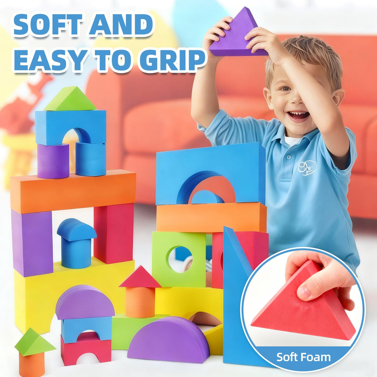 Bingyouth durable blocks suitable for homes and classrooms with long-lasting use.