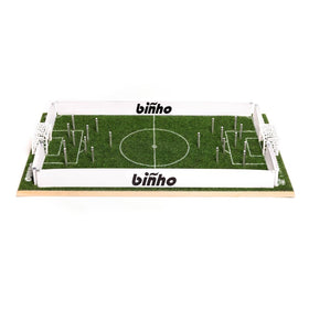 Biñho Board Classic ball in motion on turf, showcasing responsive shots.