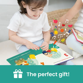 Binibi Counting at the Market page 3 presents counting with musical cues and friendly illustrations.