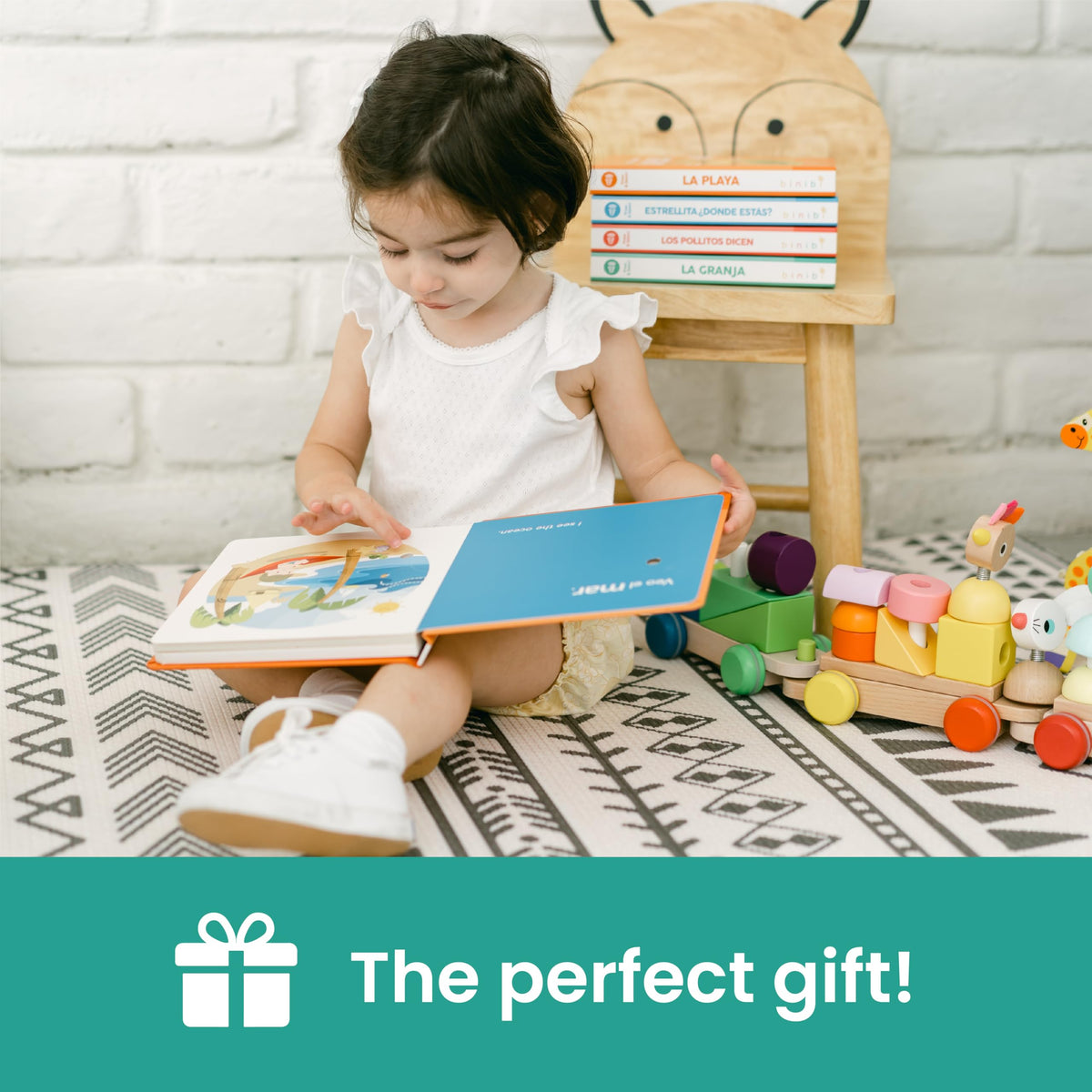 Binibi dolphin and waves audio prompt engaging listening and memory in toddlers.