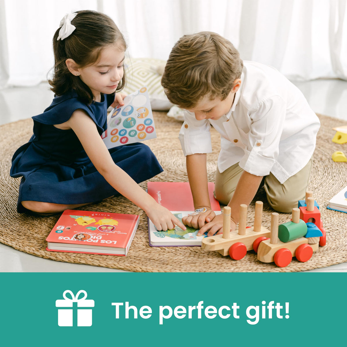 Binibi La Granja pig page: durable pages for toddler handling.