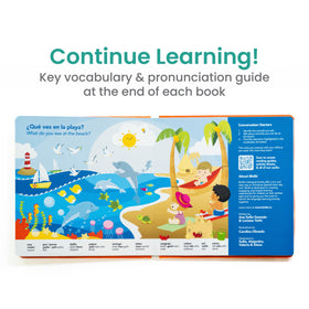 Binibi portable board book ideal for travel, daycare, and family time.
