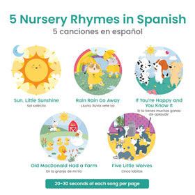 Binibi Sol Solecito song pages each feature a new language-rich tune.