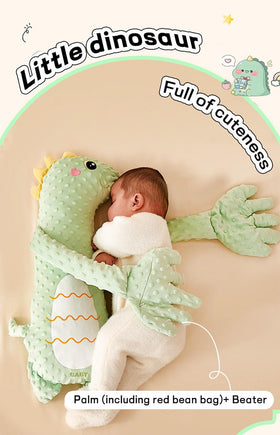 BiniTPGo dinosaur plush soft polyester cotton blend offers breathable skin-friendly material