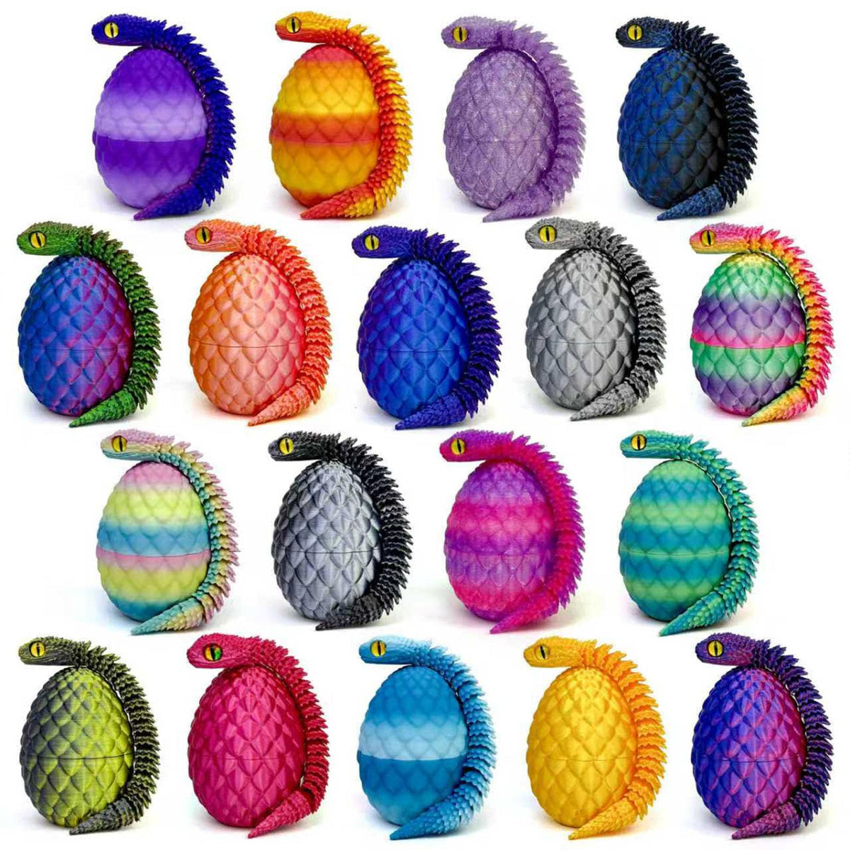 Binvin 18-piece snake set inside collectible eggs for playful Easter surprises