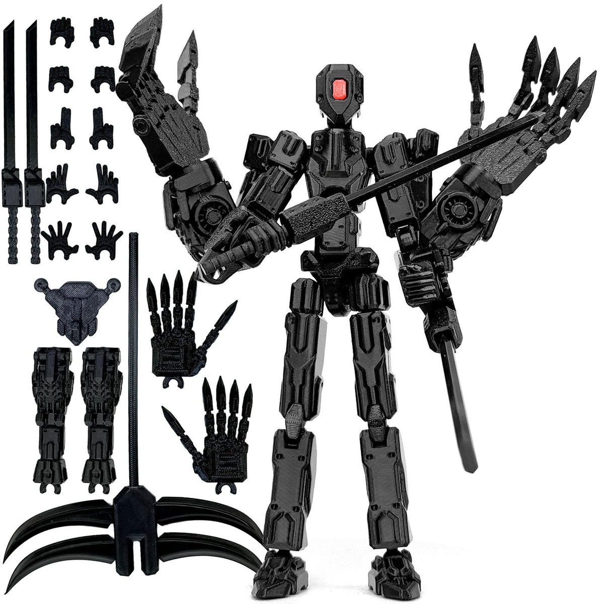Binvin T13 assembly completed action figure ready for immediate display and play