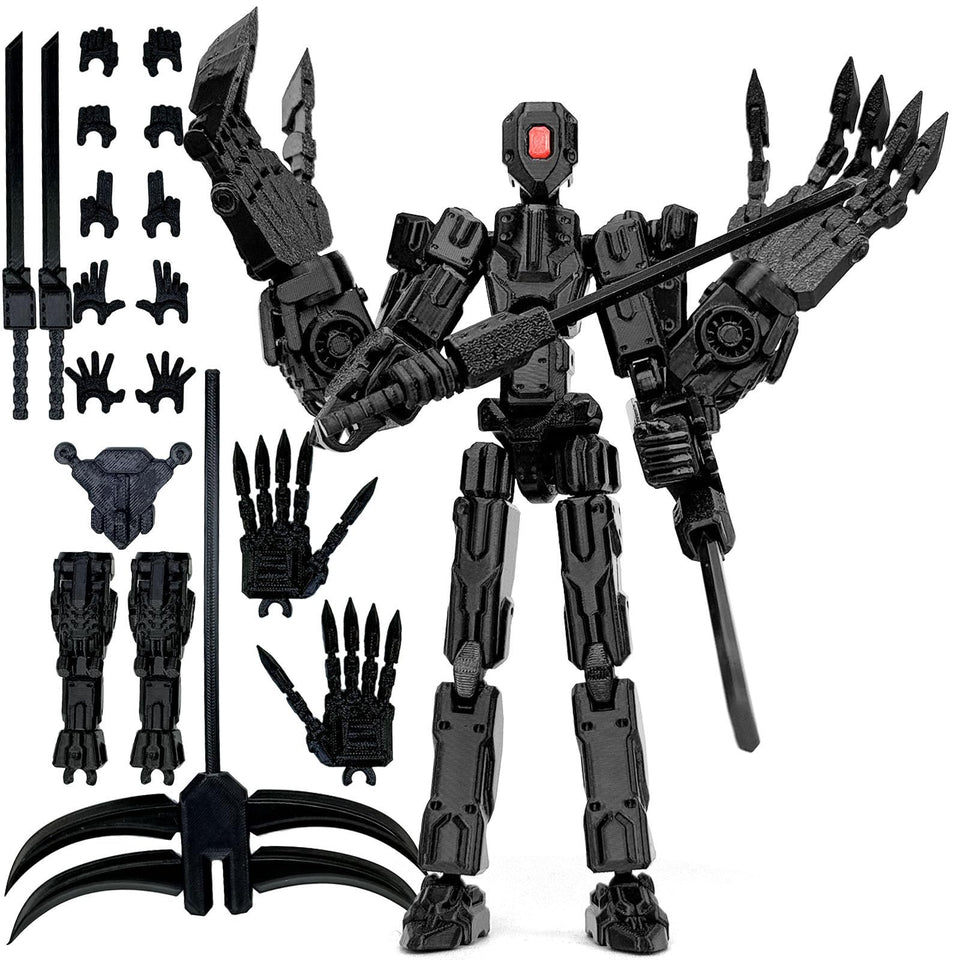 Binvin T13 assembly completed action figure ready for immediate display and play