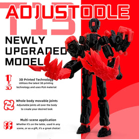 Binvin T13 with interchangeable weapons for dramatic poses.
