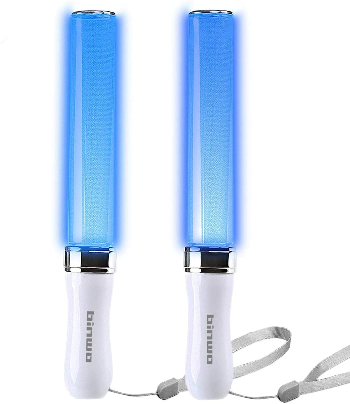BINWO LED glow stick 2-pack in action for high visibility at events
