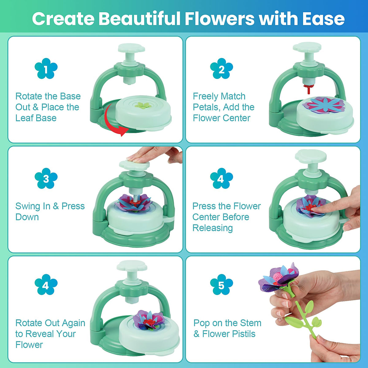 BIRANCO DIY long stems enable larger, imaginative arrangements