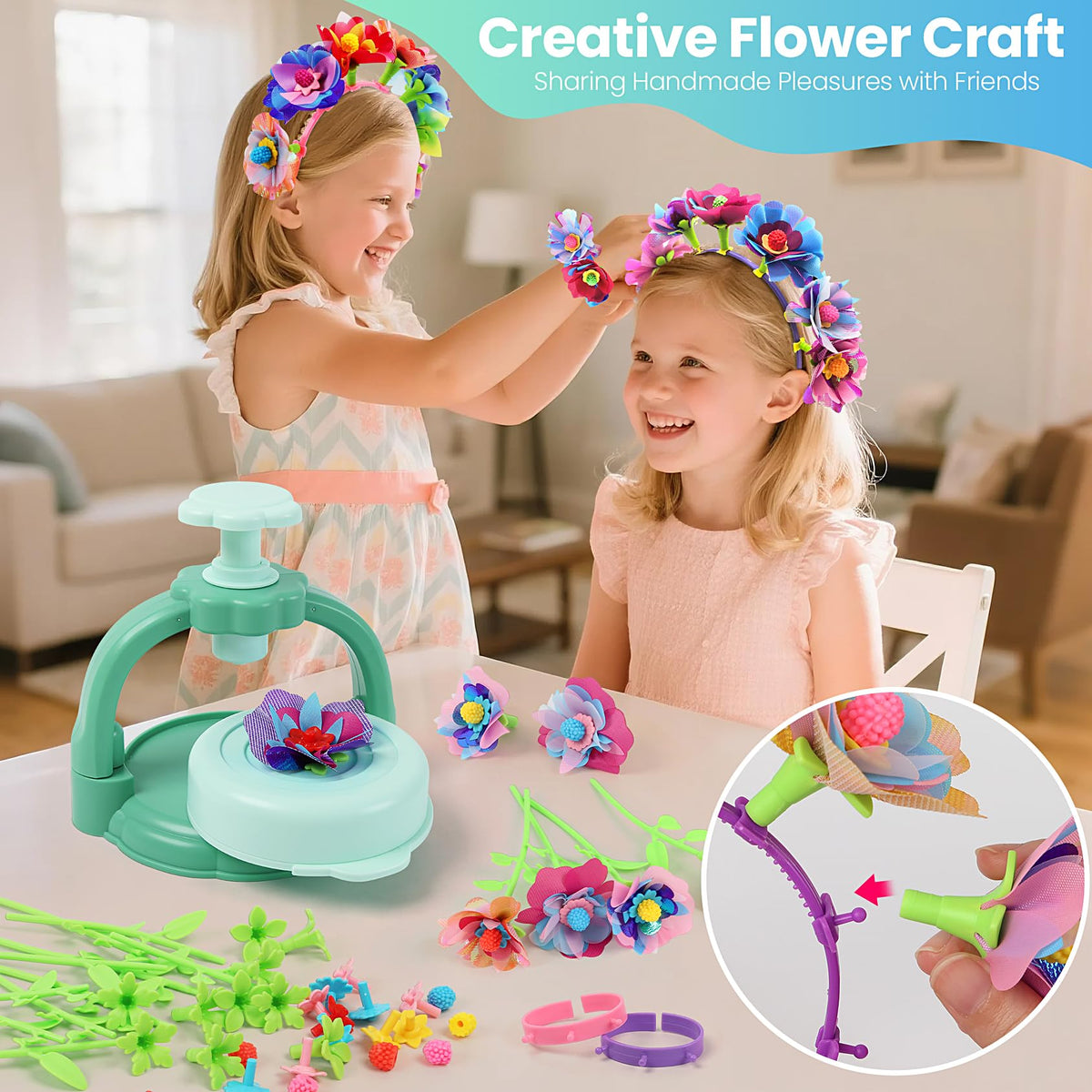 BIRANCO DIY vibrant petals support color recognition in playful floristry