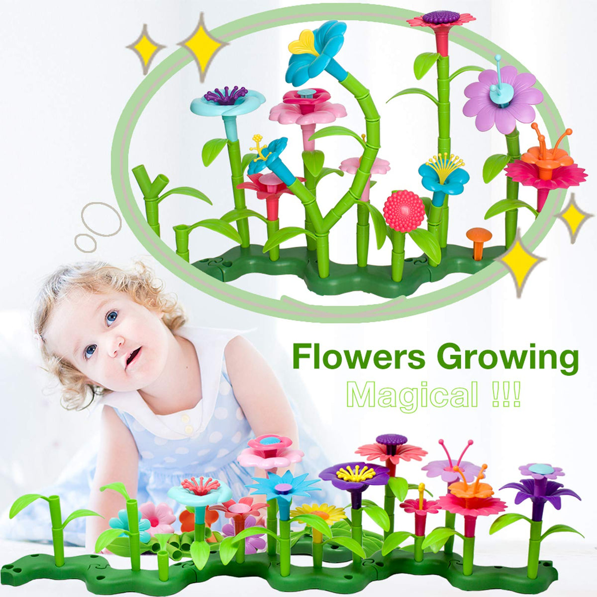 BIRANCO STEM-oriented garden toys introducing basic plant parts concepts.