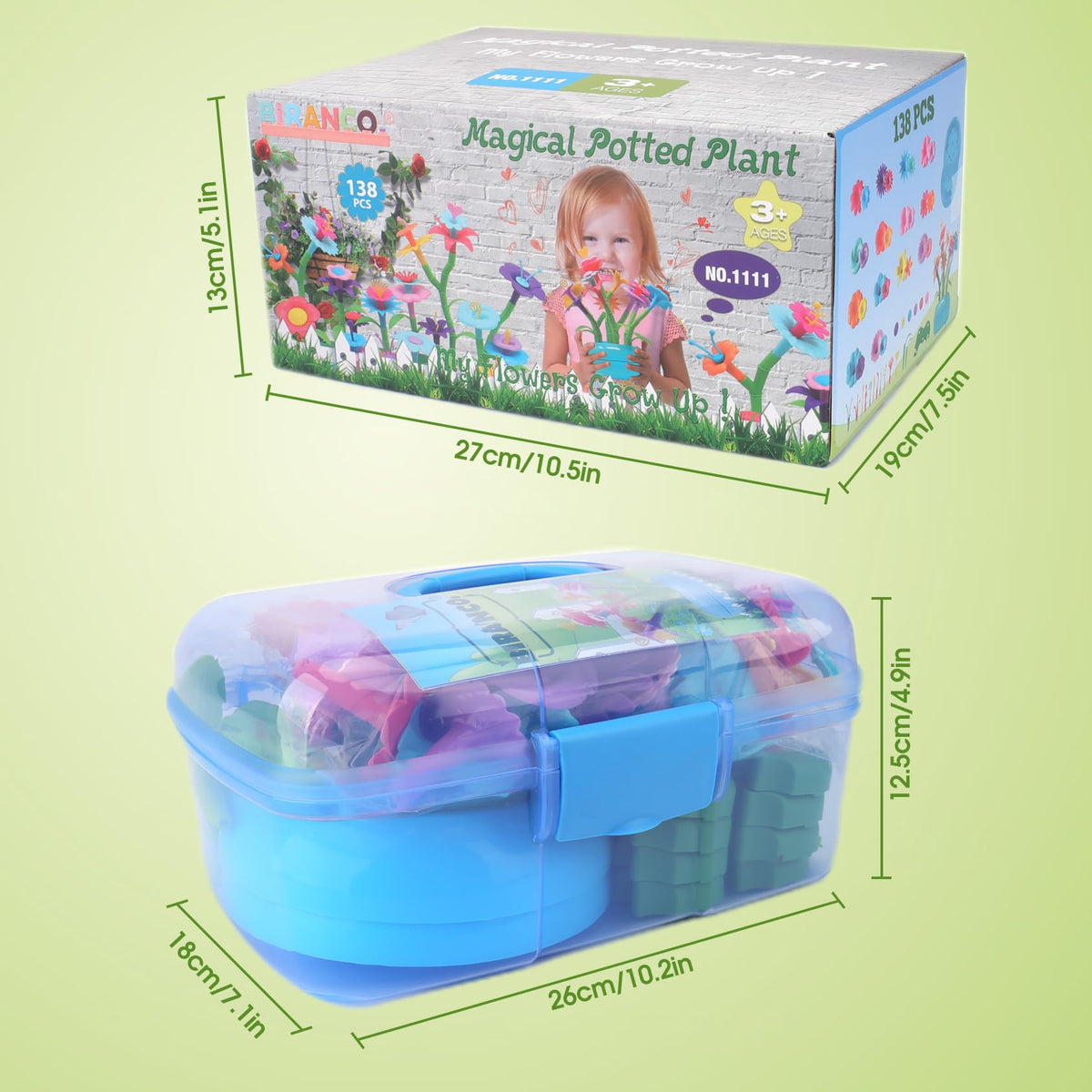 BIRANCO smooth, washable plastic suited for everyday toddler play sessions.