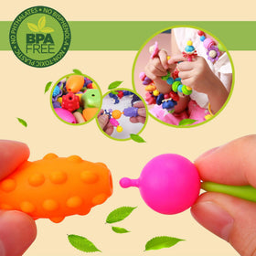 BIRANCO Pop Beads assembly bracelet in action