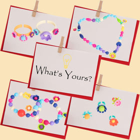 BIRANCO Pop Beads assembly ring in kid-friendly setup