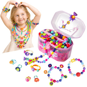 BIRANCO Pop Beads collection box with colorful pieces ready for jewelry making