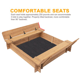 BIRASIL two benches provide comfortable seating for kids