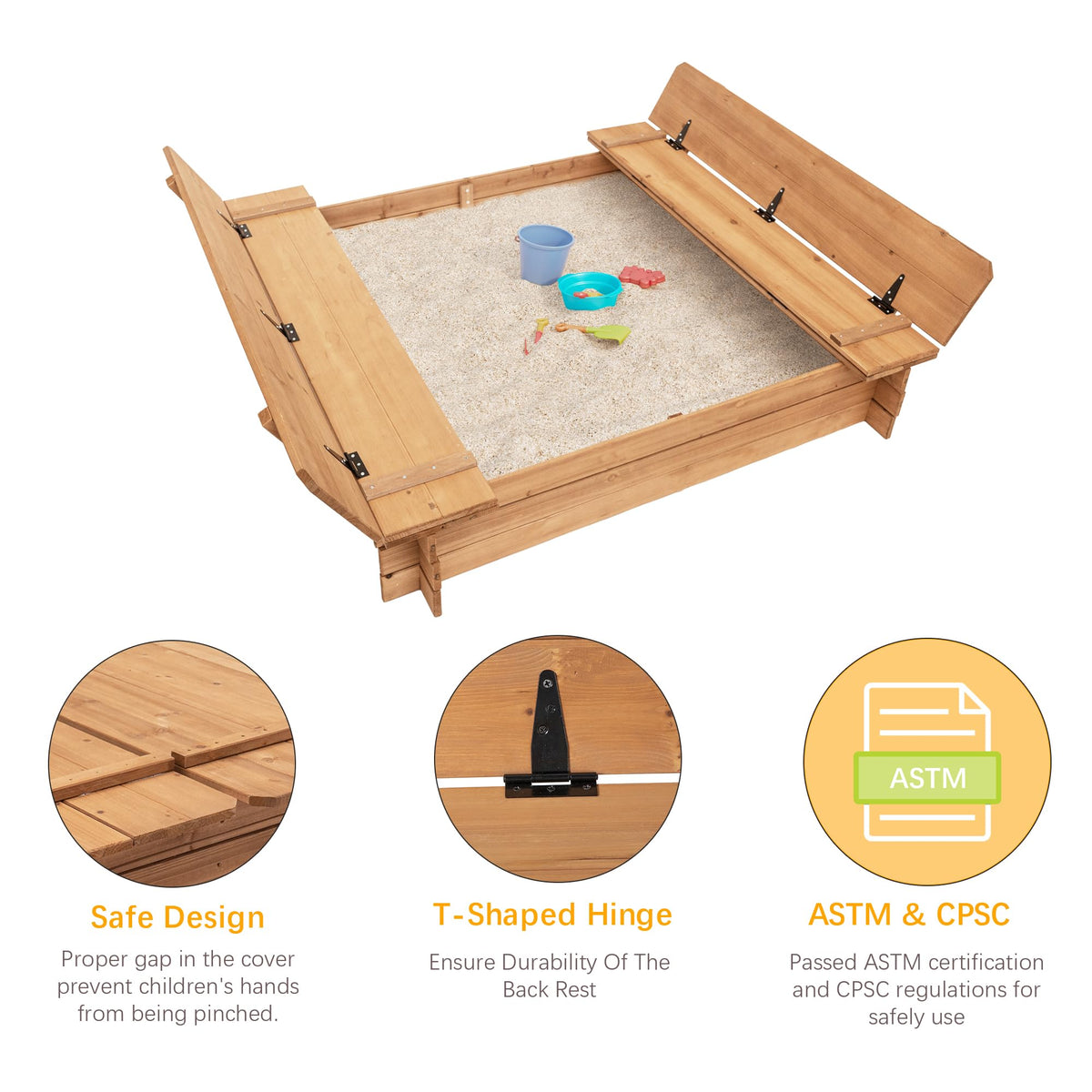 BIRASIL black non-woven underlay stabilizes the sandbox and helps moisture control