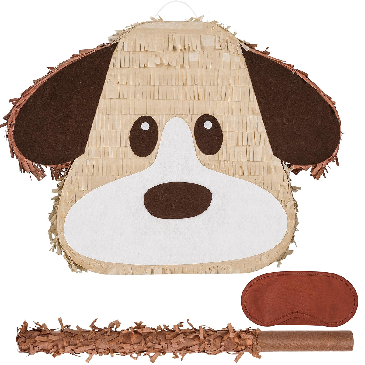 Birchio dog pinata hanging, ideal party decoration for a kid's birthday.