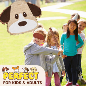 Birchio dog pinata party decoration for animal-themed events.
