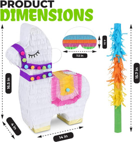 Birchio llama pinata hanging loop for easy party setup