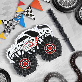 Birchio pinata bundle includes blindfold and bat for party games.