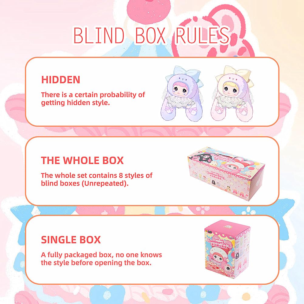 BIRZWOT Nommi Baby Sweethert Bunny eye styles close-up shows playful expression