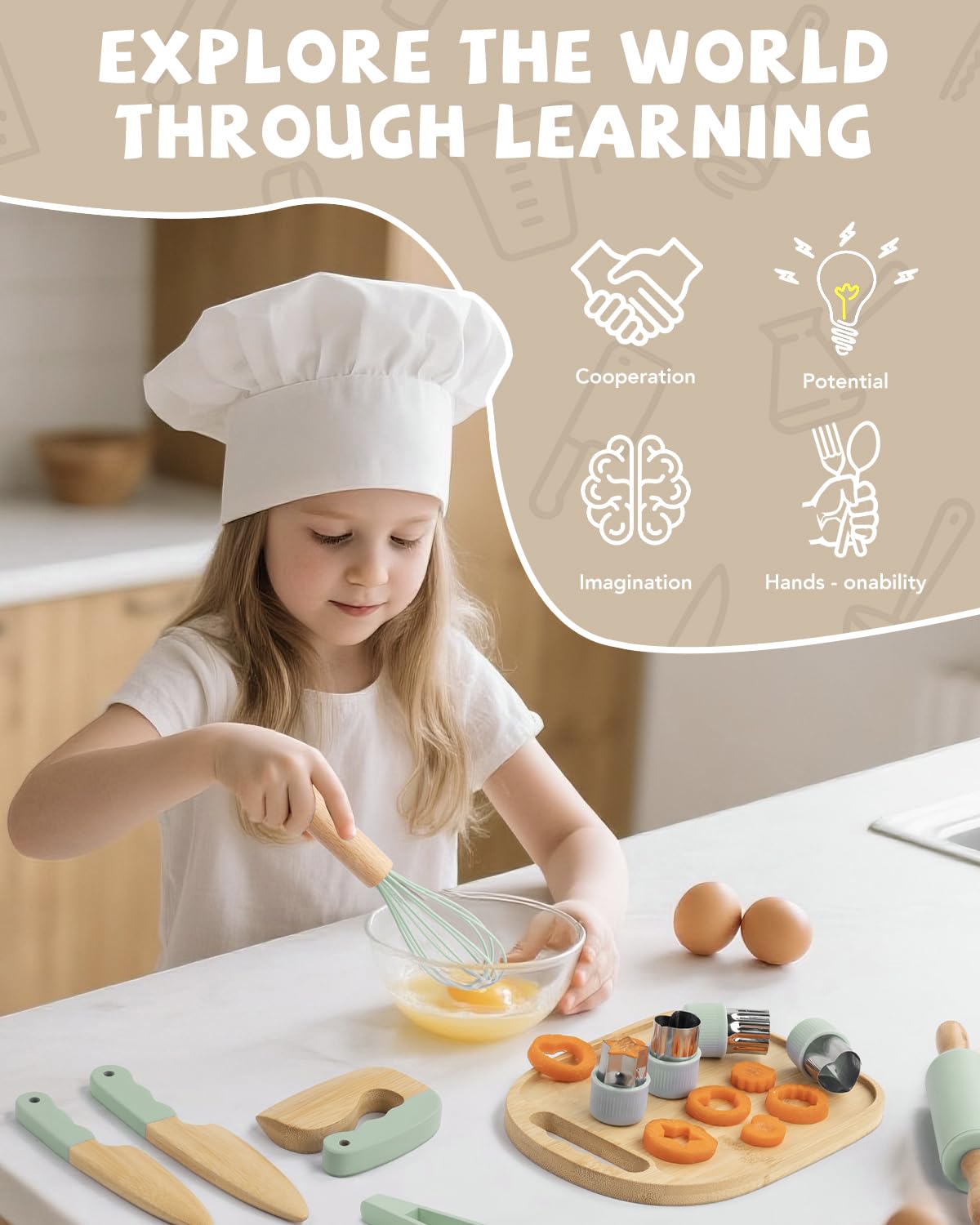 Biticolor full ensemble in gift-ready packaging makes a delightful Montessori gift