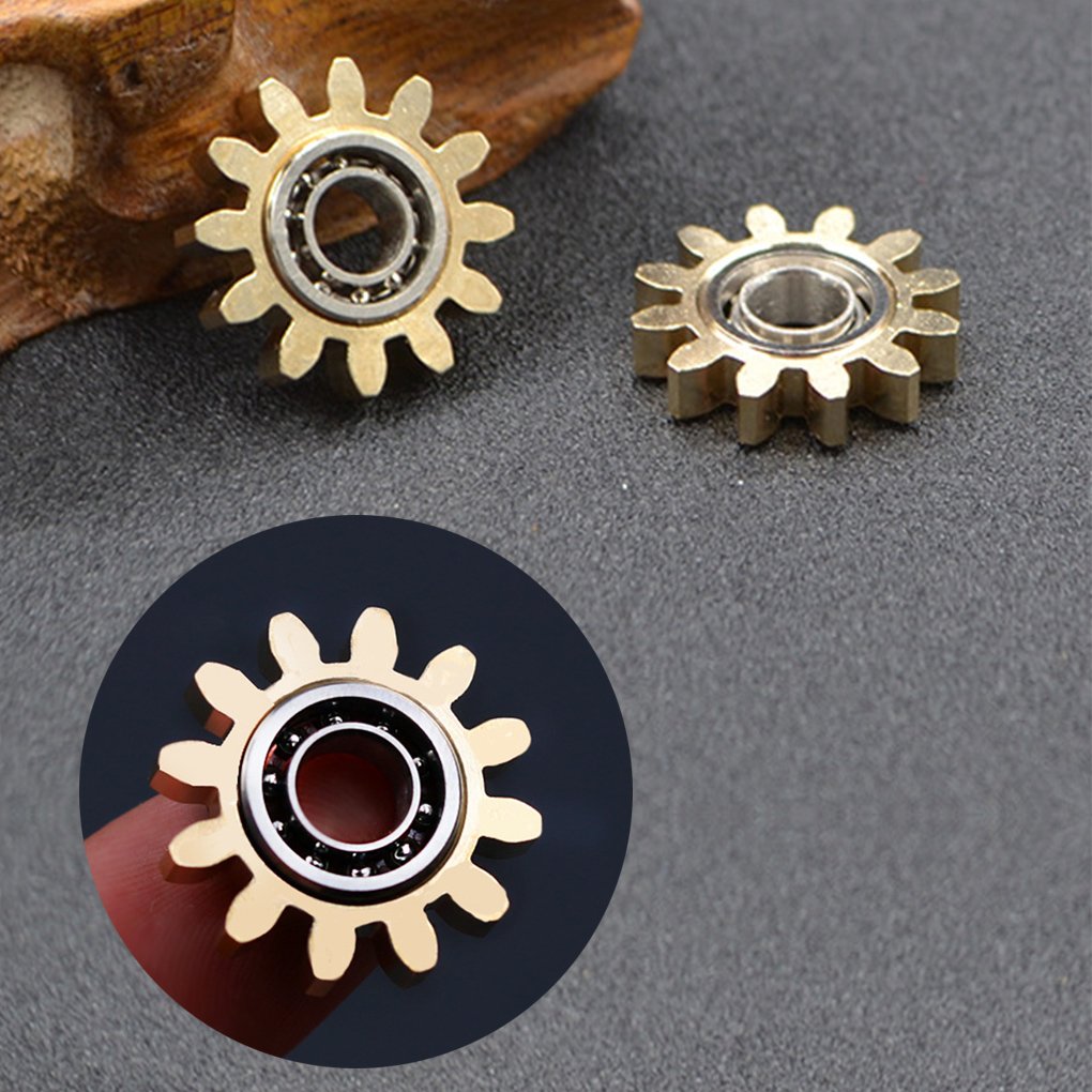 Bitopbi pure brass fidget spinner bearing detail and durability