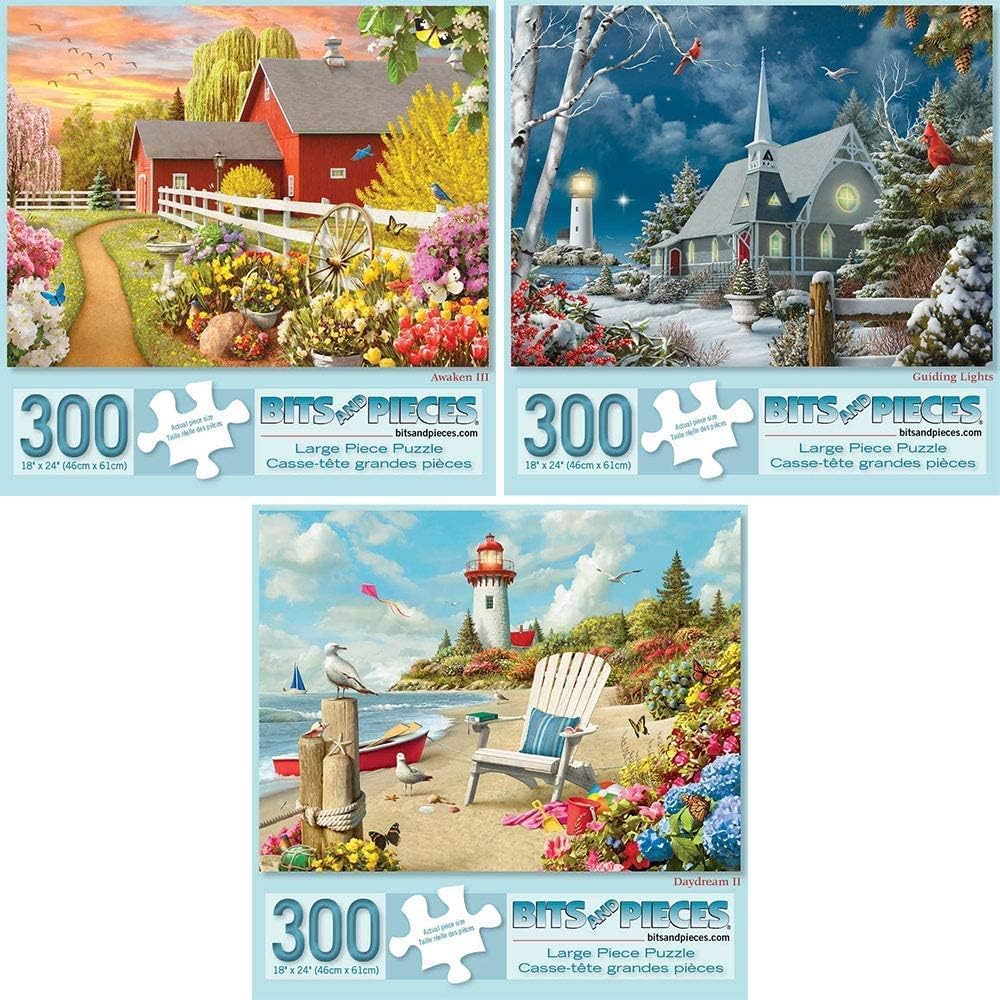 Bits and Pieces Awaken puzzle front cover for a calming, engaging start