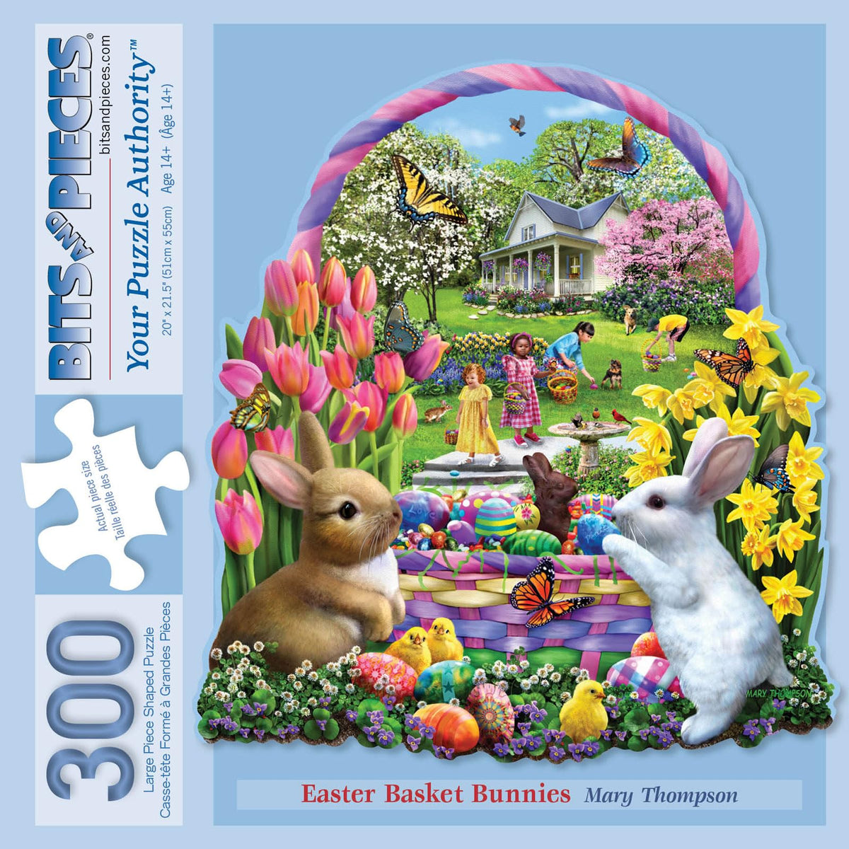 Bits and Pieces Easter Basket Egg Hunt image in bright spring colors