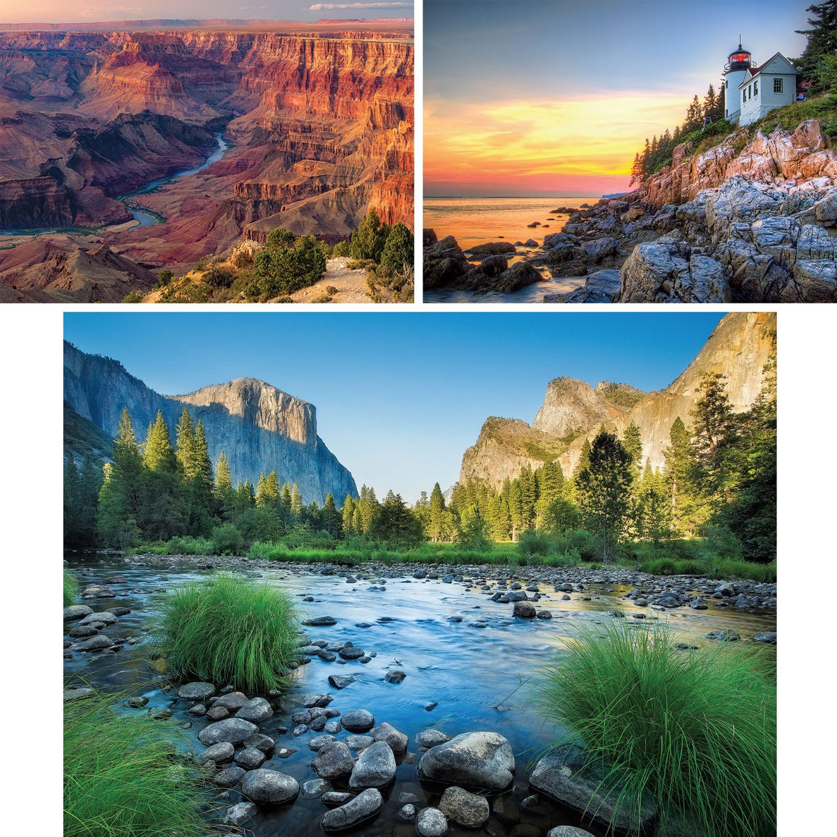 Bits and Pieces grand canyon 500pc puzzle closeup highlighting color and detail for immersive assembly