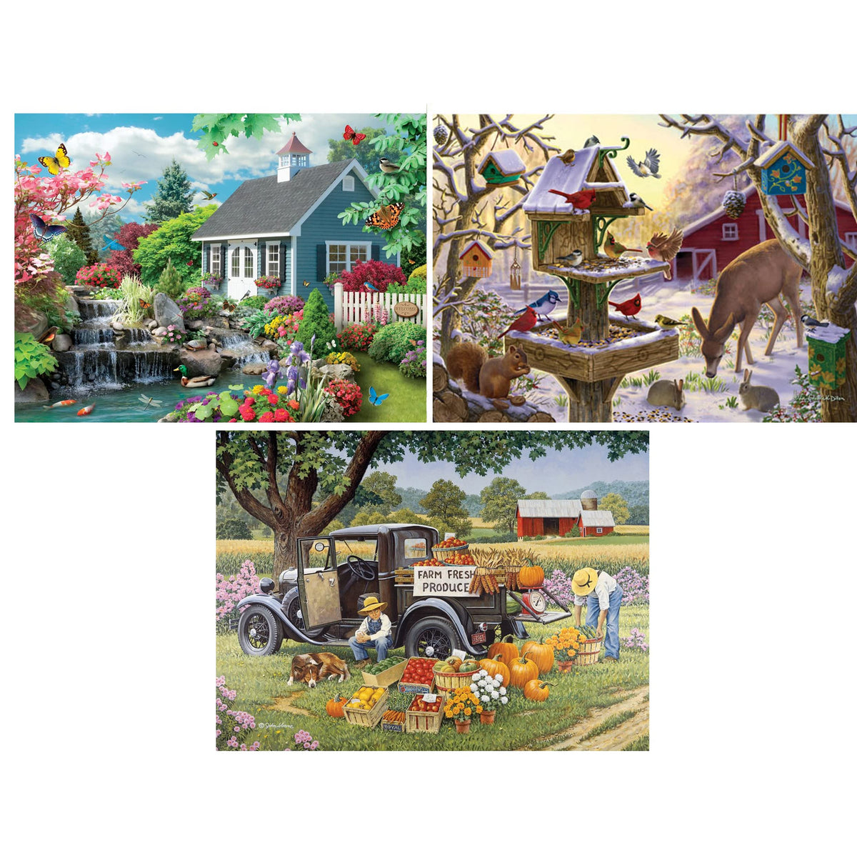 Bits and Pieces home-grown puzzle—cozy domestic scene supports family bonding.