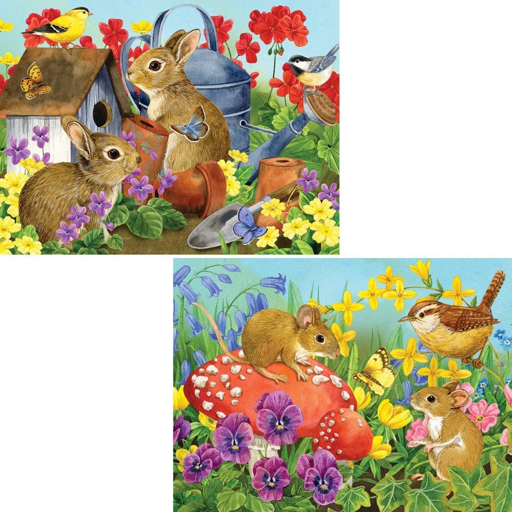 Bits and Pieces mice puzzle box offers a second design for family-friendly puzzle time