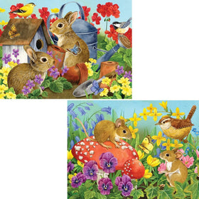Bits and Pieces mice puzzle box offers a second design for family-friendly puzzle time