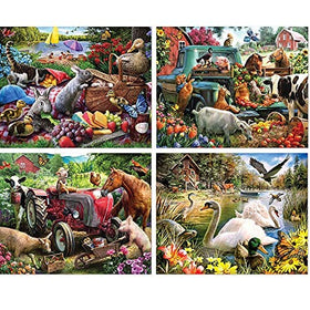 Bits and Pieces Picnic Surprise puzzle 300pc for mindful focus