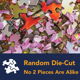 Bits and Pieces puzzle packaging shows a gift-ready presentation.