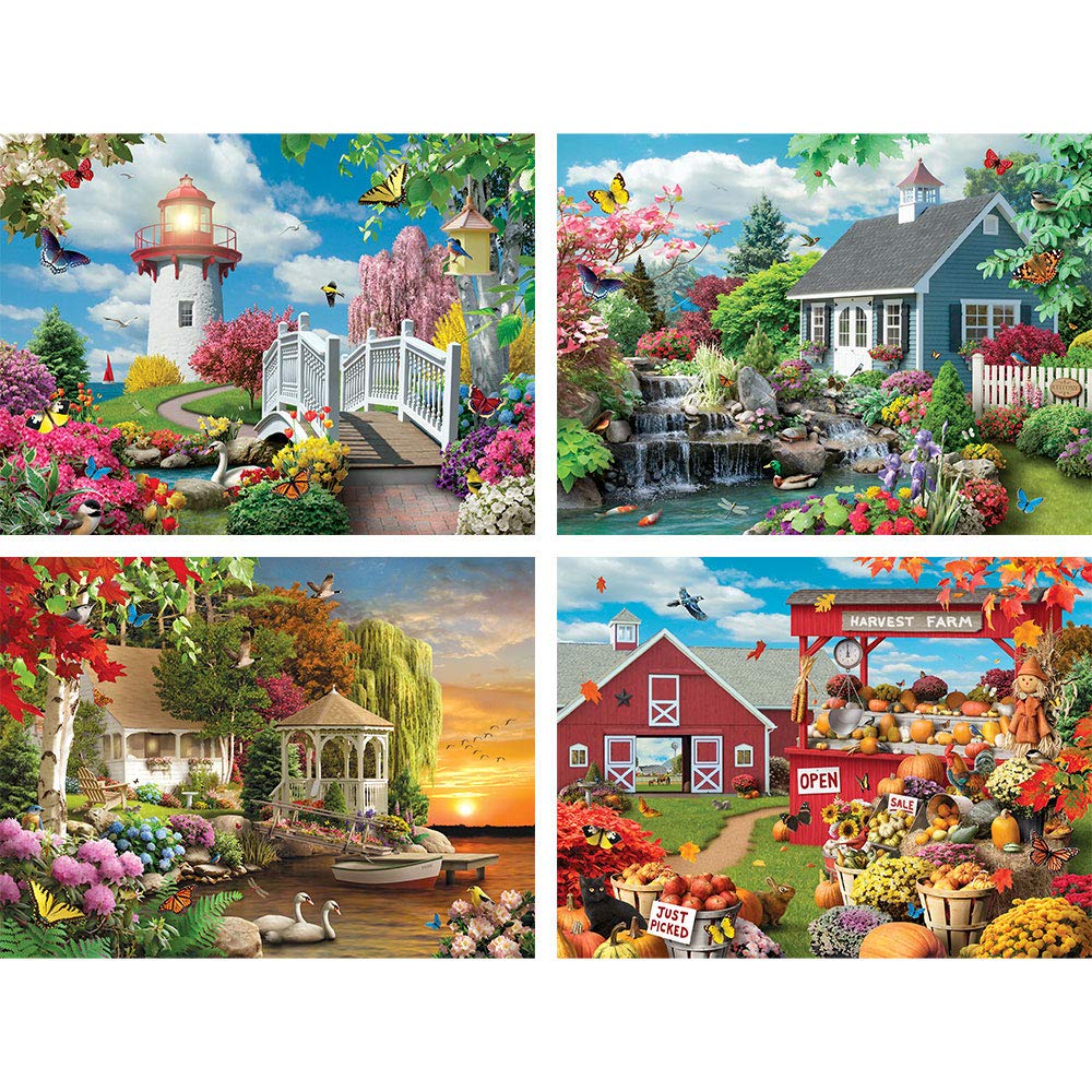 Bits and Pieces Scenic Beauty Collection by Alan Giana – tranquil lake vista puzzle, perfect for mindful evenings