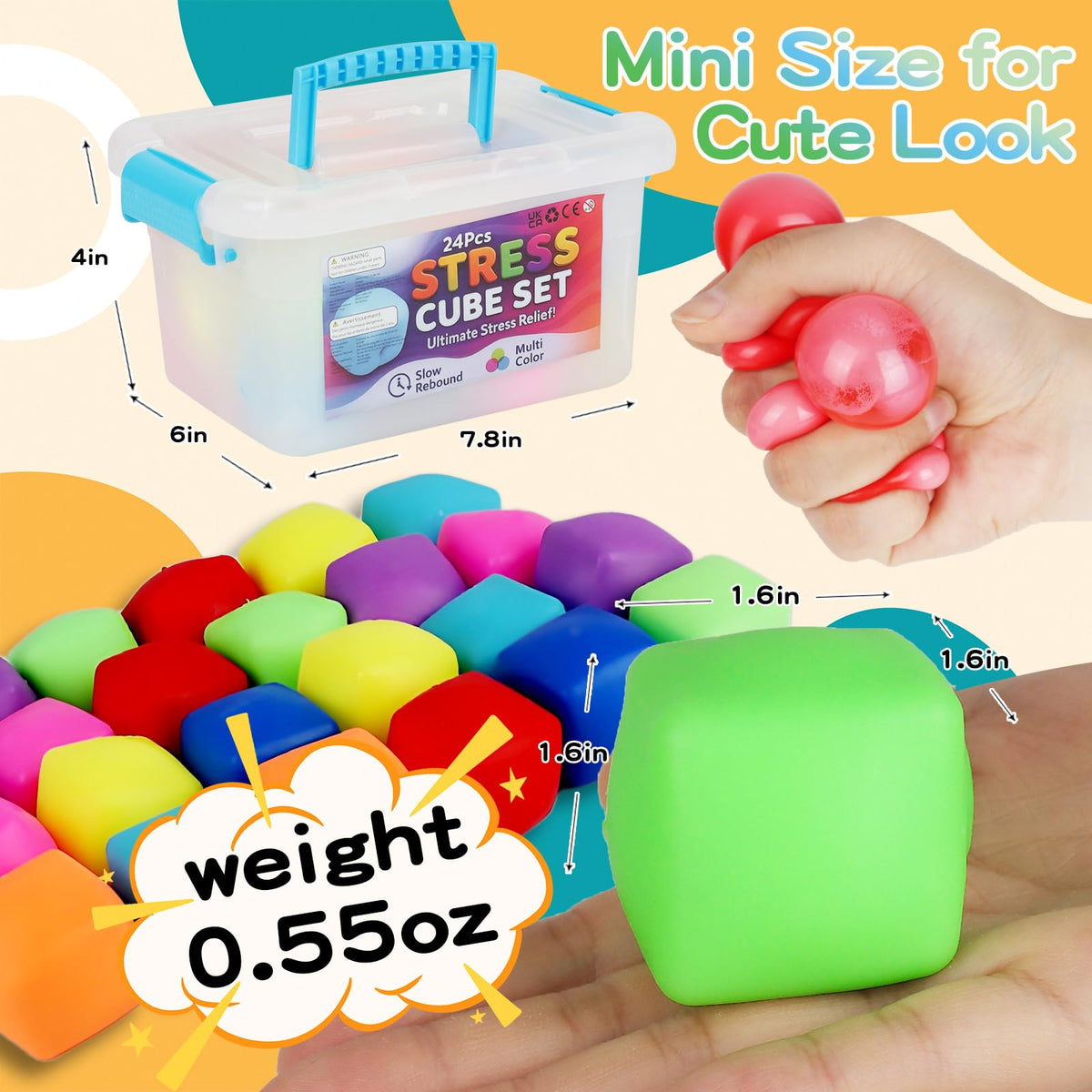 BitsFun classroom pack 24 cubes — shared set to support calm corners and group activities.