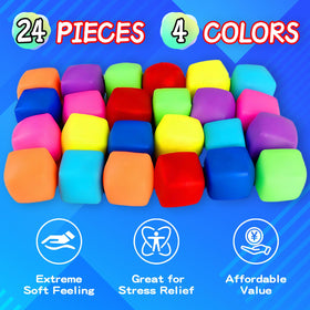 BitsFun mini cubes squishy in hand — portable fidget for focus and stress relief on the go.