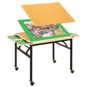 BittPicc puzzle table with metal frame for sturdy stability during long sessions