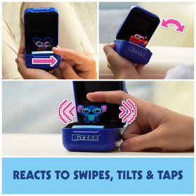 BITZEE Disney pod side view with interactive swipes and taps.