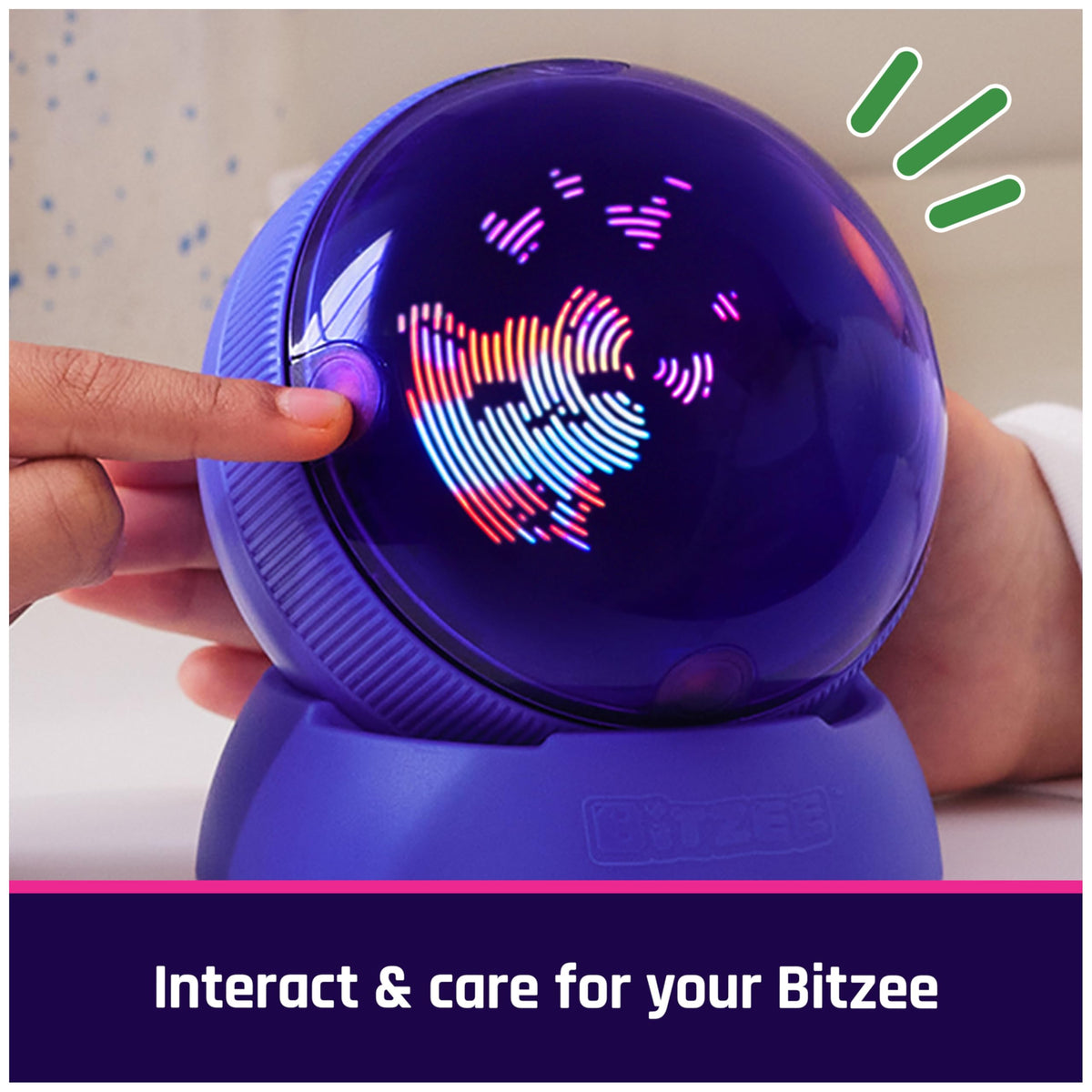BITZEE Hamster Ball baby hero starter; soft features appeal to toddlers.