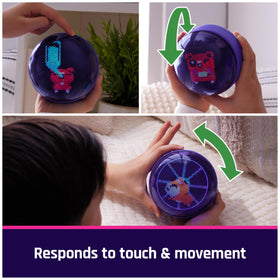 BITZEE Hamster Ball rolling action invites active play and exploration.