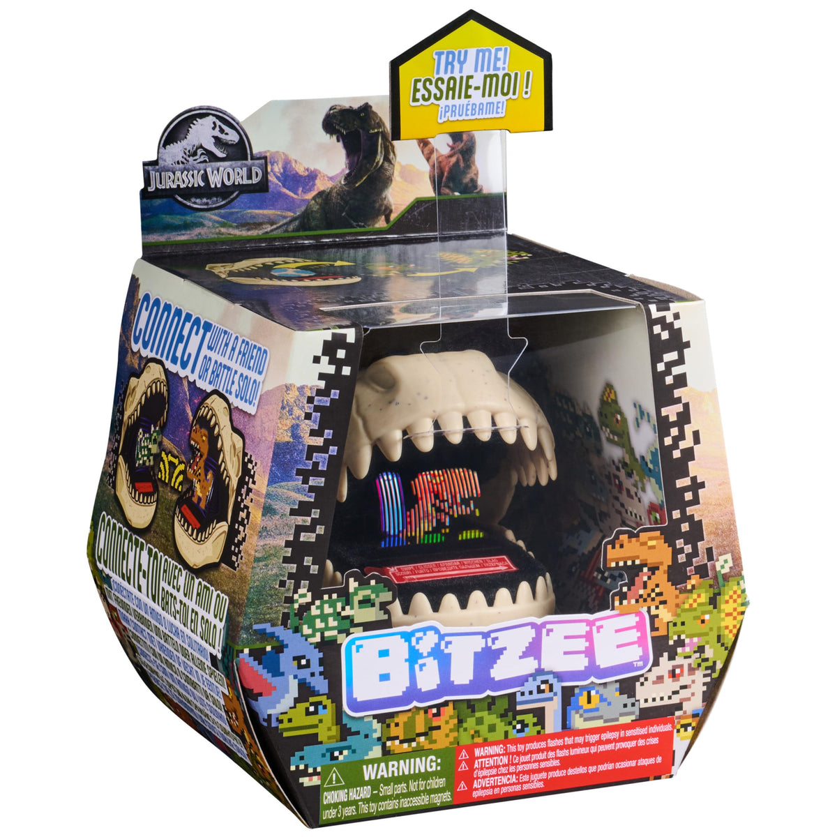 BITZEE Jurassic World batteries included for instant fun.