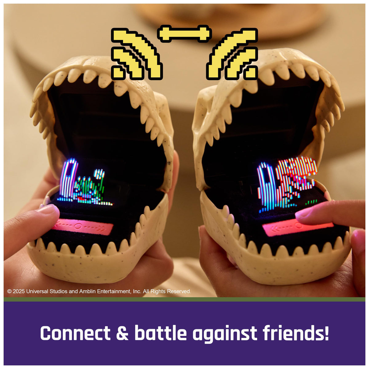 BITZEE Jurassic World mini-games boost skills through friendly battles.